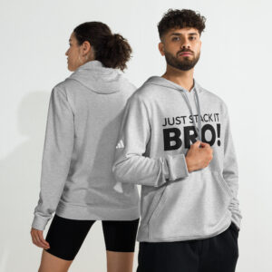 adidas fleece hoodie Stack it Bro!