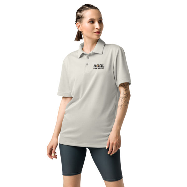 adidas space-dyed polo HODL LIKE A HERO - Image 2