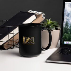 Black Glossy Mug Bitcoin Maximalist