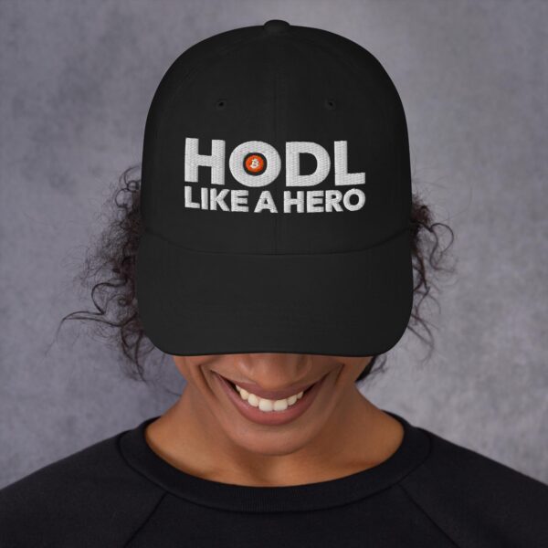 Dad Hat HODL LIKE A HERO - Image 2