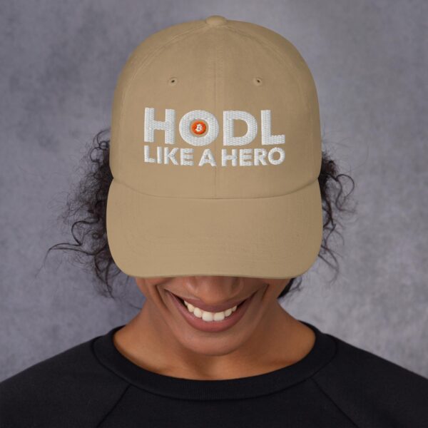 Dad Hat HODL LIKE A HERO - Image 4