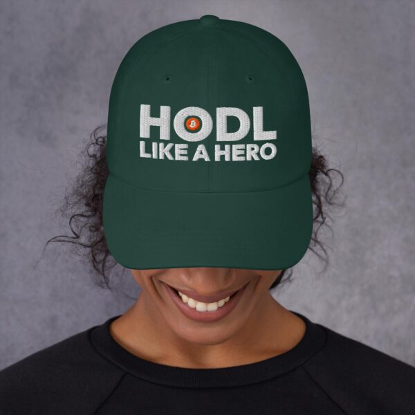 Dad Hat HODL LIKE A HERO - Image 6