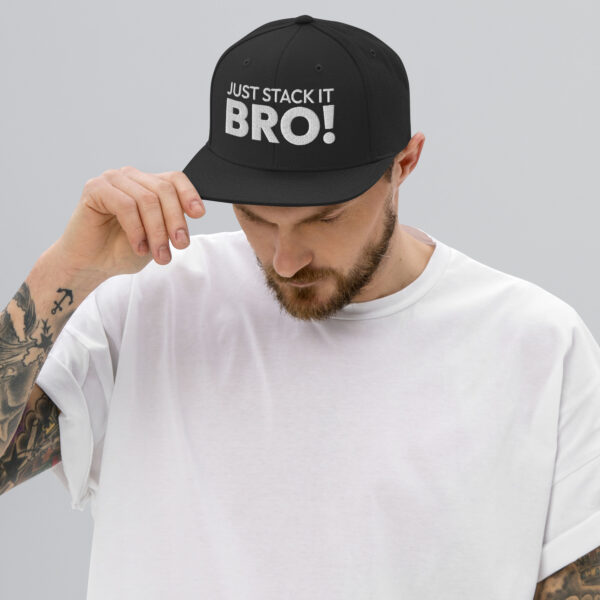 Snapback Hat Stack it Bro! - Image 2