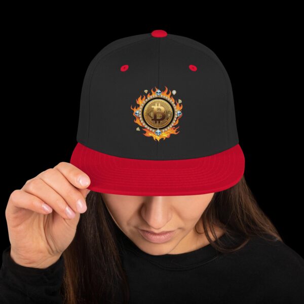 Snapback Hat Bitcoin on Fire