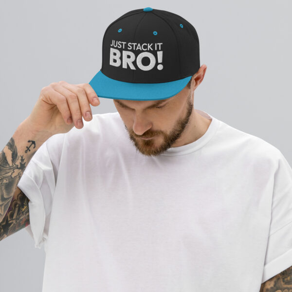 Snapback Hat Stack it Bro! - Image 3