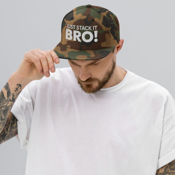 Snapback Hat Stack it Bro! - Image 7