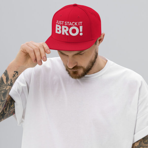 Snapback Hat Stack it Bro! - Image 6