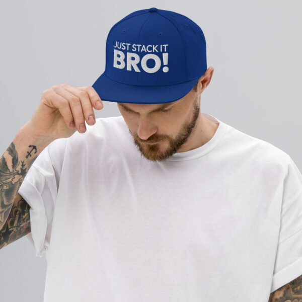 Snapback Hat Stack it Bro! - Image 5