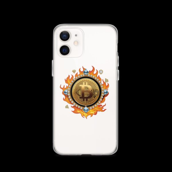 Clear Case for iPhone® Bitcoin on Fire - Image 10