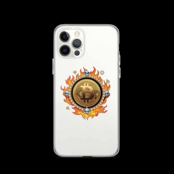 Clear Case for iPhone® Bitcoin on Fire - Image 12