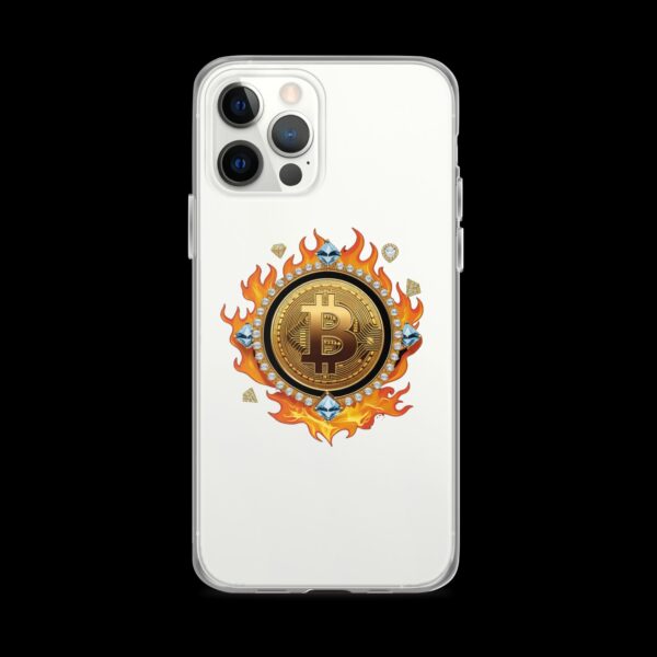 Clear Case for iPhone® Bitcoin on Fire - Image 11