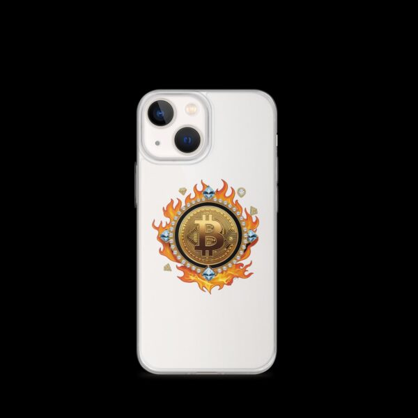 Clear Case for iPhone® Bitcoin on Fire - Image 13
