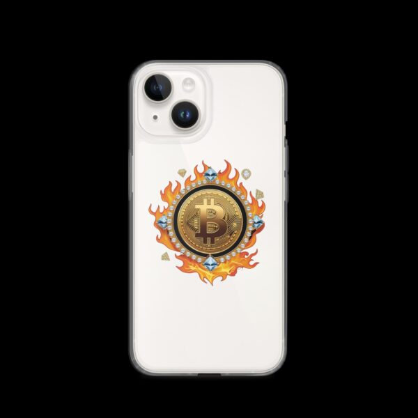 Clear Case for iPhone® Bitcoin on Fire - Image 17