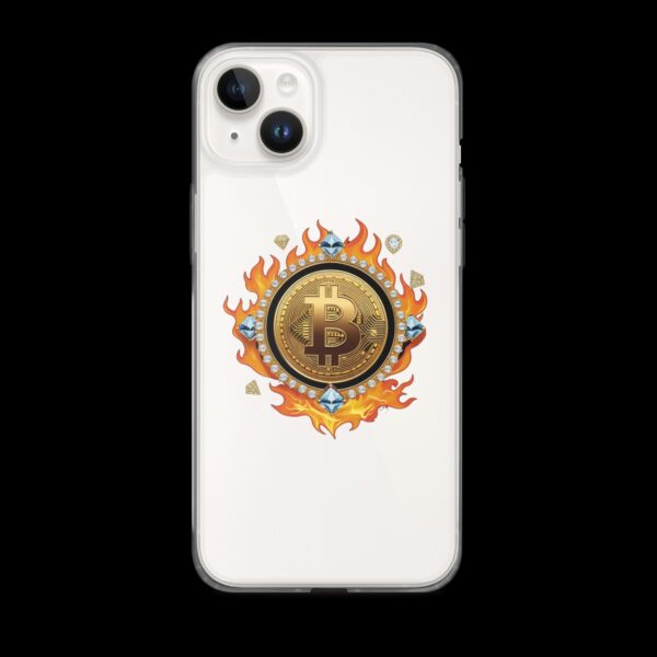 Clear Case for iPhone® Bitcoin on Fire - Image 19
