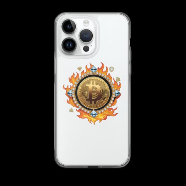 Clear Case for iPhone® Bitcoin on Fire - Image 20
