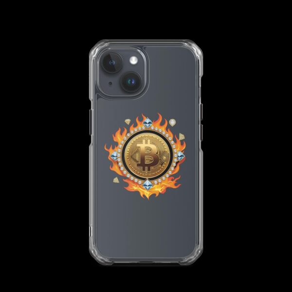Clear Case for iPhone® Bitcoin on Fire - Image 21