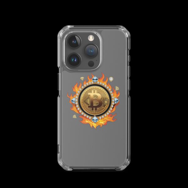 Clear Case for iPhone® Bitcoin on Fire - Image 22