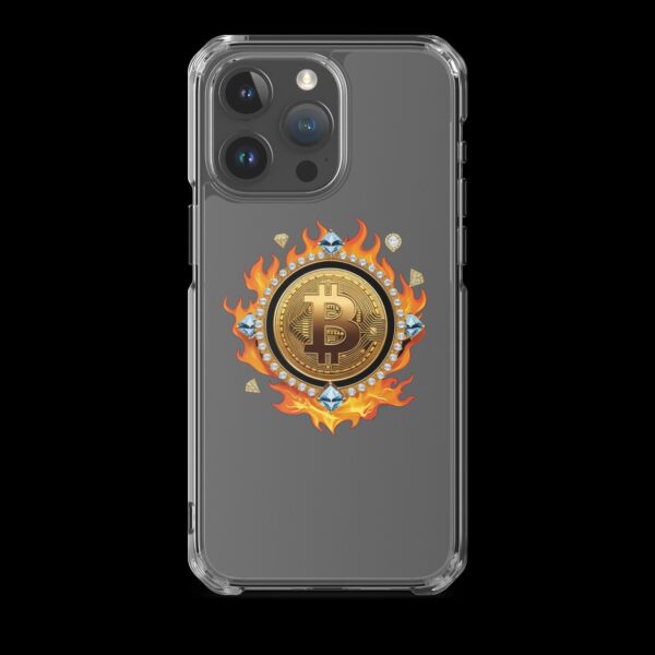 Clear Case for iPhone® Bitcoin on Fire - Image 23