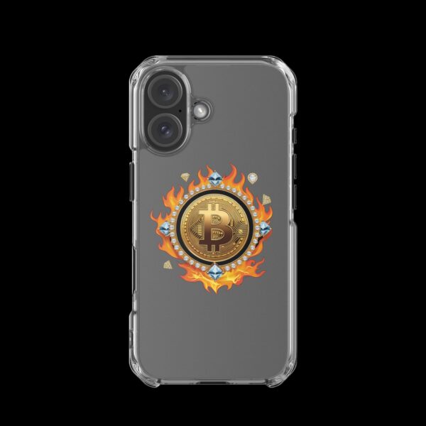 Clear Case for iPhone® Bitcoin on Fire - Image 24