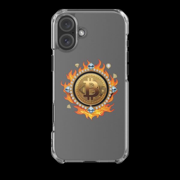 Clear Case for iPhone® Bitcoin on Fire - Image 25
