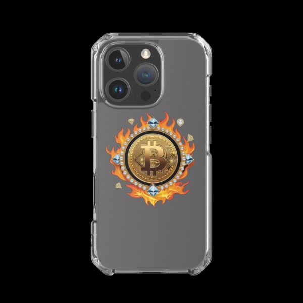 Clear Case for iPhone® Bitcoin on Fire - Image 26