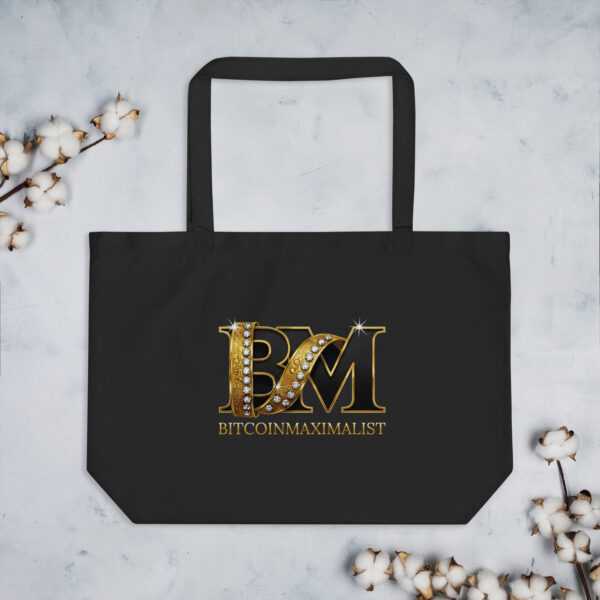 Large organic tote bag Bitcoin Maximalist - Image 2