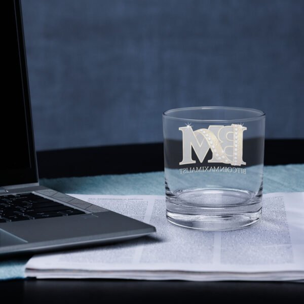 Rocks glass Bitcoin Maximalist - Image 2