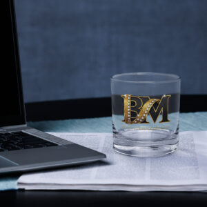 Rocks glass Bitcoin Maximalist