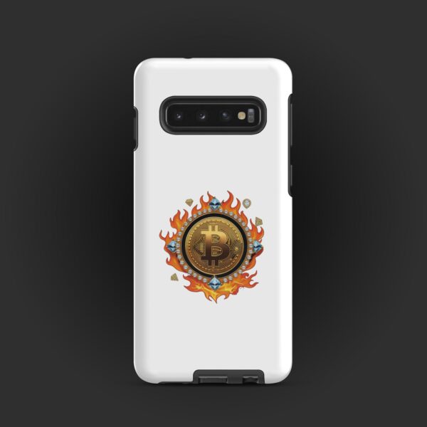 Tough case for Samsung® Bitcoin on Fire