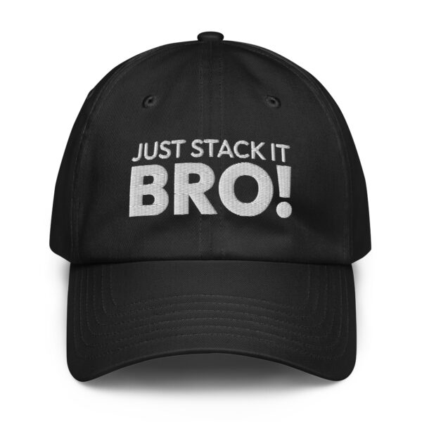 Under Armour® dad hat Stack it Bro! - Image 3