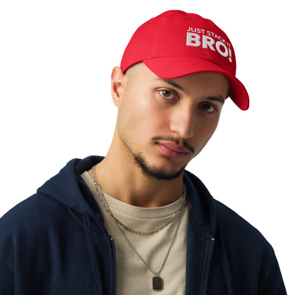Under Armour® dad hat Stack it Bro! - Image 11