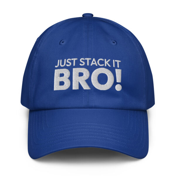 Under Armour® dad hat Stack it Bro! - Image 4